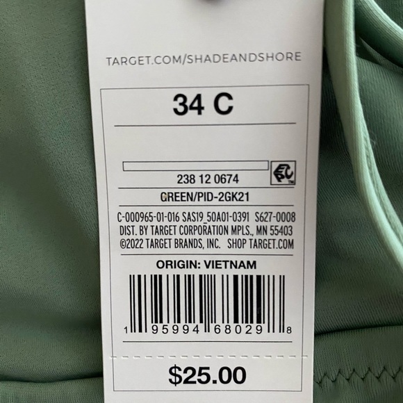 Women’s Longline Cutout Bikini Top Shade & Shore - Picture 3 of 8